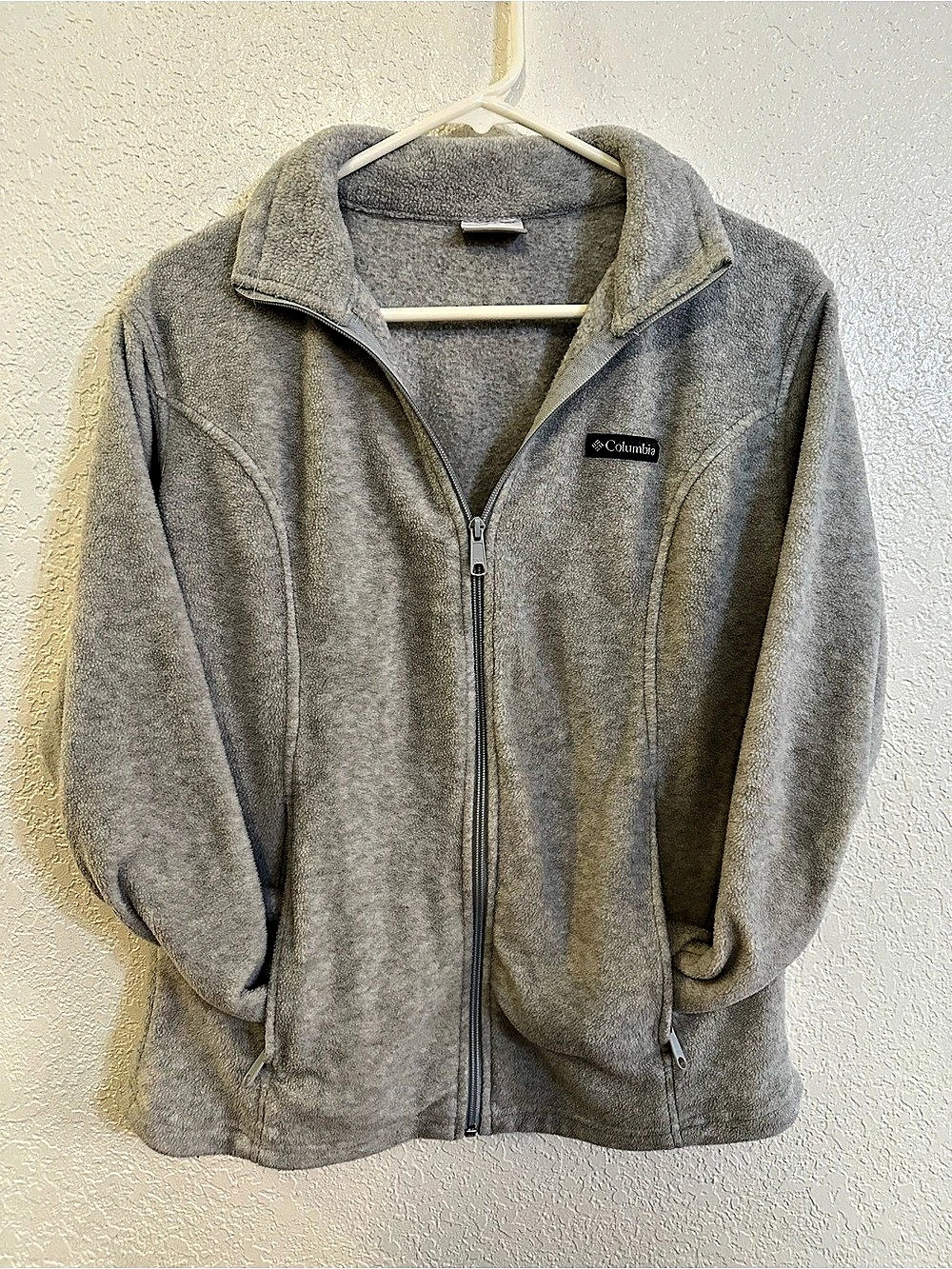 Columbia Benton Springs Full-Zip Fleece Jacket Gray Medium